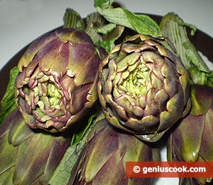 Ingredients for Stewed Artichokes Ingredients for Stewed Artichokes