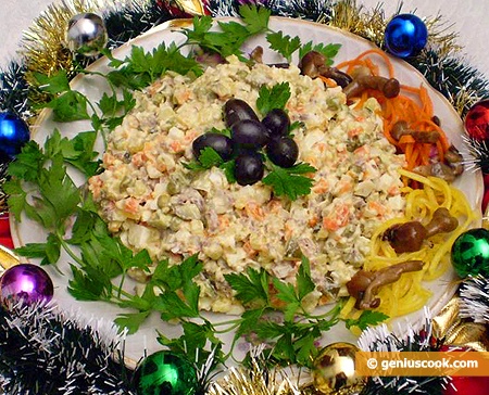 Winter Russian Salad Olivier