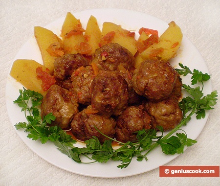 Ready Meatballs with Potato