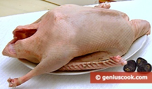 Ingredients for Goose with Dried Plump