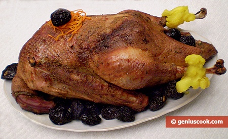 Goose with Dried Plump