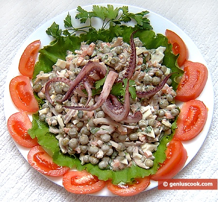 Ready Three Color Squid Salad