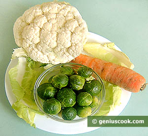Ingredients for Pickled Vegetable Appetizer