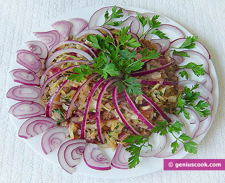 Beef Salad with Red Onion