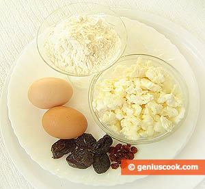 Ingredients for Cottage Cheese Doughnuts
