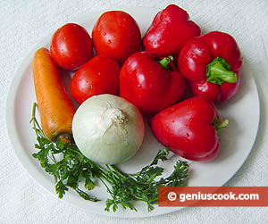 Ingredients for Red Salad