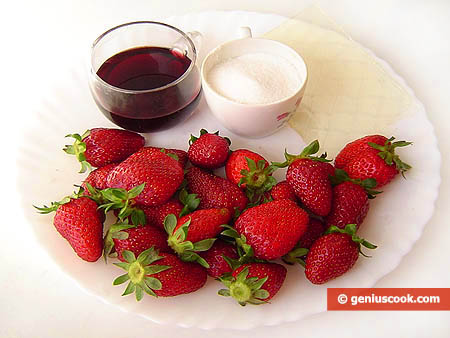 Ingredients for Strawberry Jelly