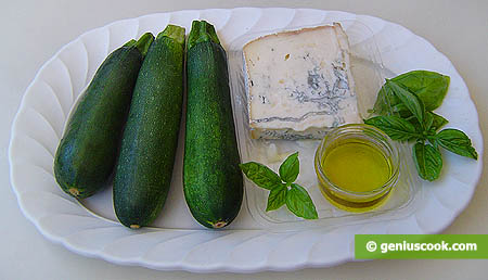 Ingredients for Zucchini with Gorgonzola Cheese