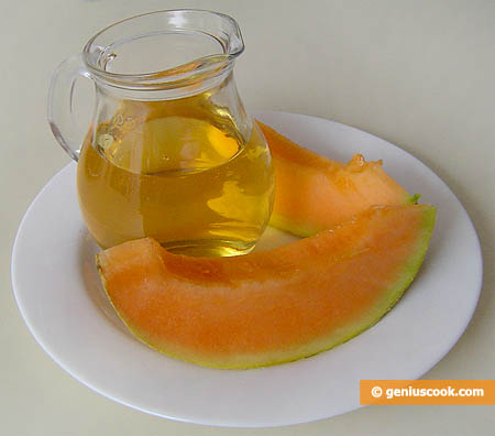 Ingredients for Melon with White Wine