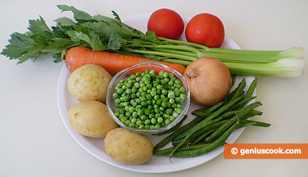 Ingredients for Minestrone