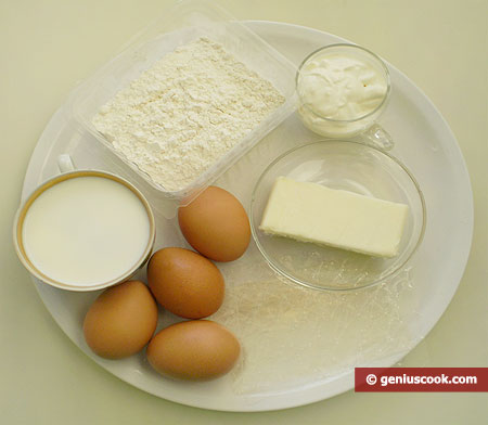 Ingredients for Cake Pigeon Milk