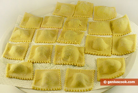 Ravioli with Ricotta and Spinach
