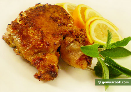 Fried Chicken with Saffron and Lemon