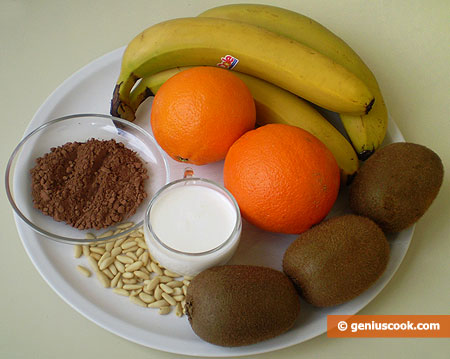 Ingredients for Brazil Fruit Salad