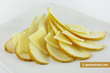 Carpaccio with Pears and Parmesan