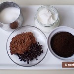 Ingredients for Coffee with Whipped Cream