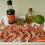 Ingredients for Fried Shrimps
