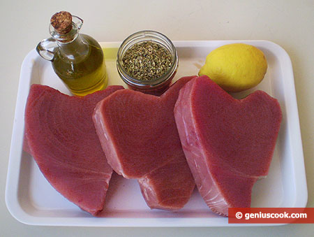 Ingredients for Grilled Tuna Stakes