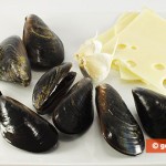 Ingredients for Mussels Baked in Their Shells