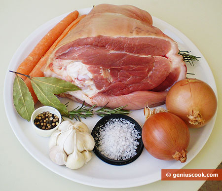 Ingredients for Pork Shank