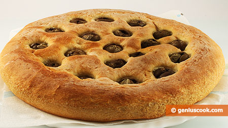 Focaccia with Olives
