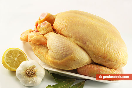 Ingredients for Chicken Baked in an Oven