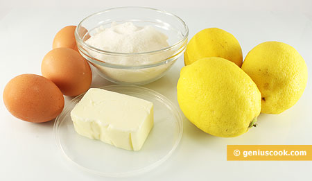 Ingredients for Lemon Curd