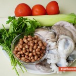 Ingredients for Moscardini with Beans and Leek