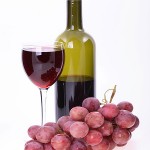 Red Wine and Grapes