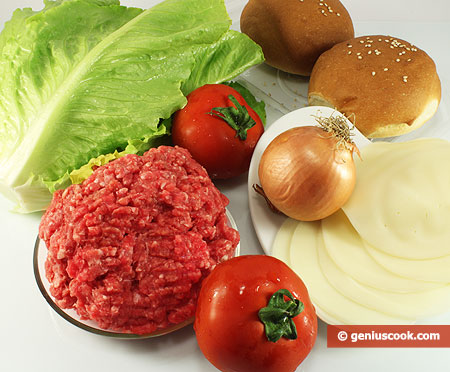 Ingredients for Hamburger