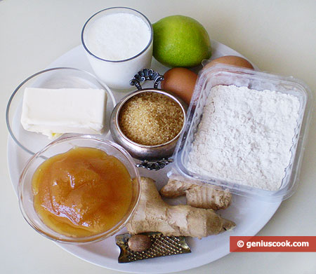 Ingredients for Gingerbread