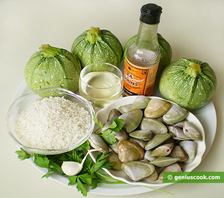 Ingredients for Vegetable Marrows Stuffed