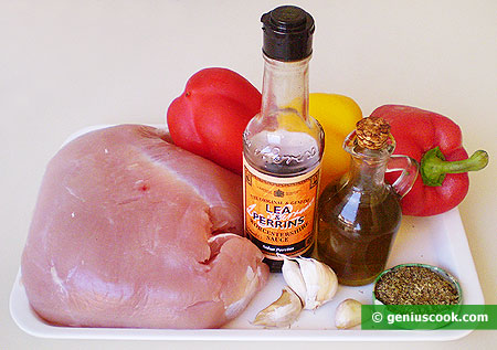 Ingredients for Chicken Breast with Sweet Pepper