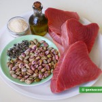 Ingredients for Tuna Fillet with Capers and Pistachios