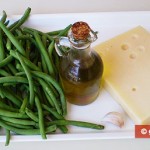 Ingredients for Salad with Runner Beans and Cheese
