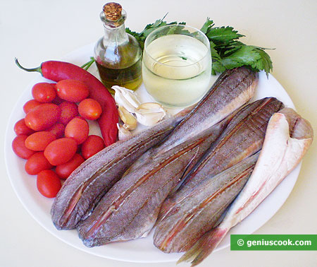 Ingredients for Neapolitan Gurnard