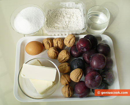 Ingredients for Plum Galette