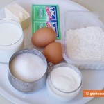Ingredients for Vanilla Buns