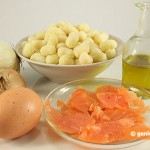 Ingredients for Gnocchi with Salmon