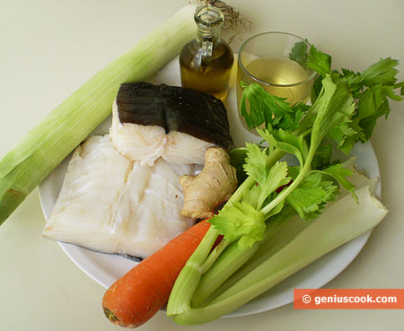 Ingrdients for Stewed Cod in Ginger Sauce