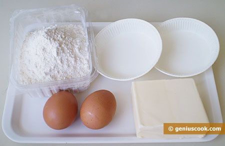 Ingredients for Shortcrust Baskets