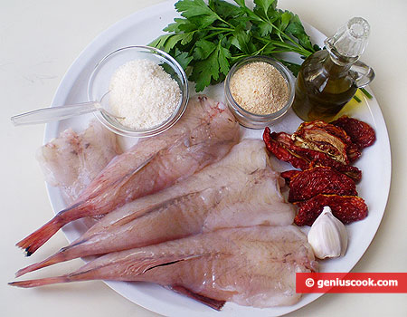 Ingredients for Monkfish with Cheese Crust