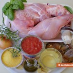 Ingredients for Rabbit with Mushrooms and Polenta