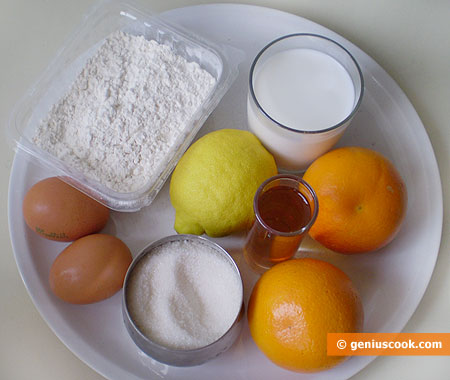 Ingredients for Crêpe Suzette