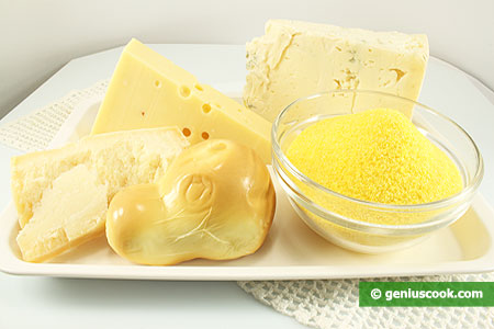 Ingredients for Four Cheese Polenta