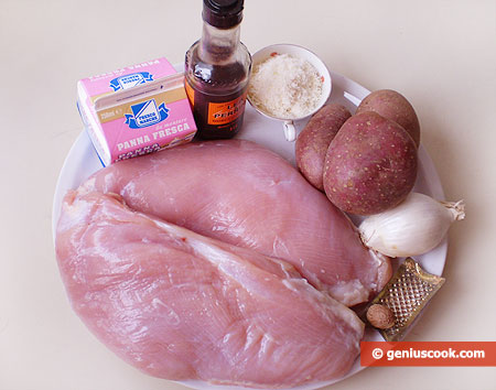 Ingredients for Turkey Breast in Cream