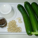Ingredients for Zucchini with Ricotta
