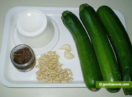 Ingredients for Zucchini with Ricotta