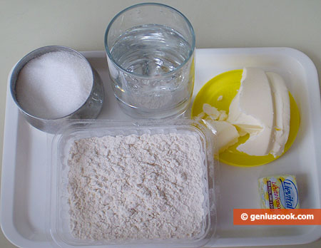 Ingredients for Torcetti Sugar Cookies