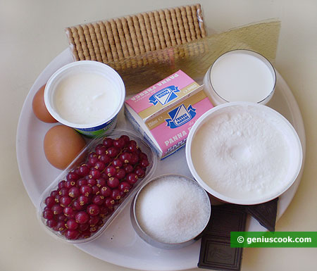 Ingredients for Chocolate Cheesecake